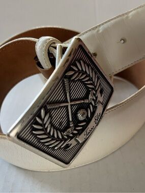 Golf Tasso Elba Belt Leather Men sz 36